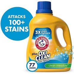Arm & Hammer Plus Oxiclean Clean Meadow 77 Loads Liquid Laundry Detergent - 100.5 Fl. Oz.