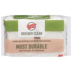 Scotch-Brite Greener Clean Non-Scratch Scrub Sponges - 6 Pack - 6 Ct