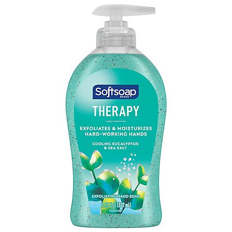 slide 1 of 1, Softsoap Therapy Liquid Hand Wash Eucalyptus & Sea Salt 11.25 Fo - 11.25 FZ, 11.25 fl oz
