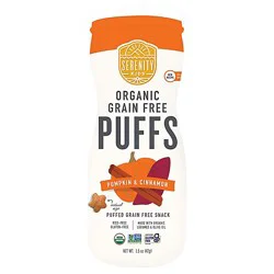 Serentity Kids Puffs Pumpkin Cinnamon - 1.5 Oz