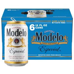 Modelo Especial Lager Mexican Beer 4.4% Abv Can - 6-12 Fl. Oz.