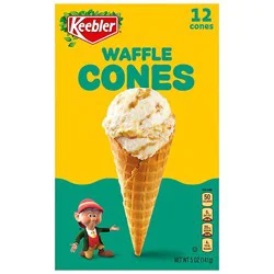 Keebler Waffle Ice Cream Cones 12 Count - 5 Oz
