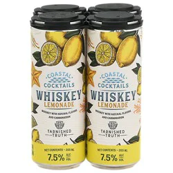 Coastal Cocktails Whiskey Lemonade Wine - 4-12 Fz