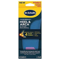 Dr. Scholl's Heel And Arch Pain Insole Womens Pair - Each