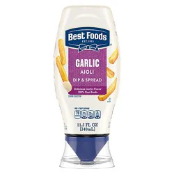 Best Foods Garlic Aioli Spread & Dressing - 11.5 Oz