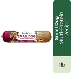 Freshpet Healthy & Natural Dog Food Small Dog Fresh Multi-Protein Roll - 1 Lb