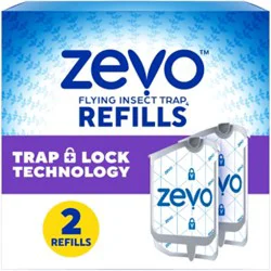 Zevo Flying Insect Trap Refill Cartridges - 2 Count