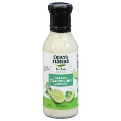 Open Nature Dressing Creamy Cilantro Lime 11.8 Fz - 11.8 Fz
