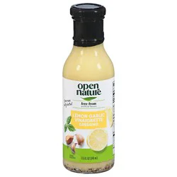 Open Nature Dressing Vinaigrette Lemon Garlc 11.8 Fz - 11.8 Fz