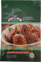 P&s Ravioli Company Cooked Meatballs 6 Ct 9oz - 9 Oz