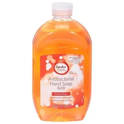 Signature Select/care Antibacterial Crisp Clean Refill Hand Soap Bottle - 50 Fl. Oz.