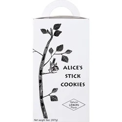 Alices Stick Cookies Lemon 8oz - 8 Oz