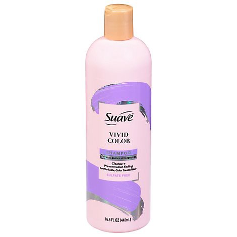 slide 1 of 1, Suave Shampoo Vivid Color - 16.5 FZ, 16.5 fl oz