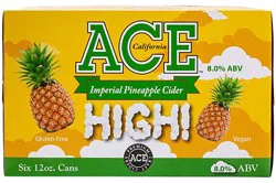 Ace High Imperial Pineapple Cider In Cans - 6-12 Fz