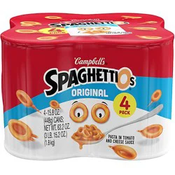 Campbell's Spaghettios Original Canned Pasta - 4-15.8 Oz