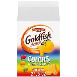 Goldfish Colors Cheddar Cheese Crackers - 27.3 Oz