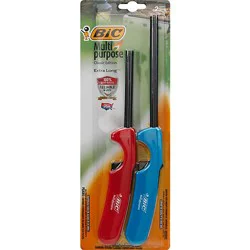 Bic 2 Pk Multi-Purpose Lighter Classic & Extra Long - 2 Ct