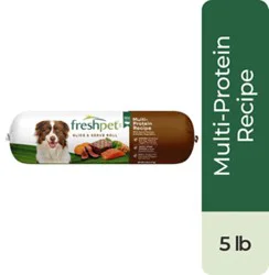 Freshpet Healthy & Natural Dog Food Fresh Multi Protein Roll - 5 Lb