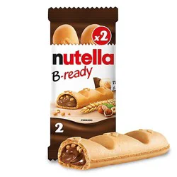 Nutella B-Ready Hazelnut Spread With Cocoa Snack Bars Pack - 2 Count