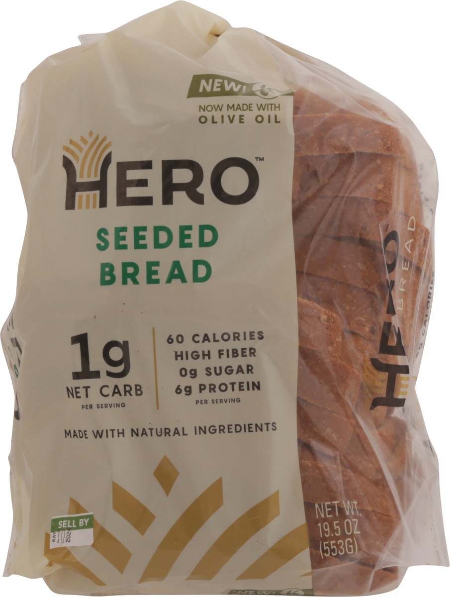 slide 9 of 13, Hero Seeded Sliced Bread - 19.5 Oz, 19.5 oz