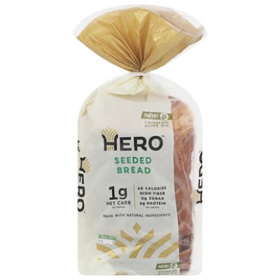 slide 1 of 1, Hero Seeded Sliced Bread - 19.5 Oz, 19.5 oz