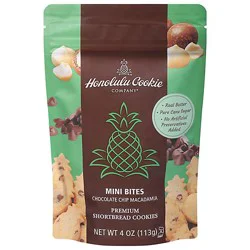 Honolulu Cookie Company Chocolate Chip Macadamia Shortbread - 4 Oz