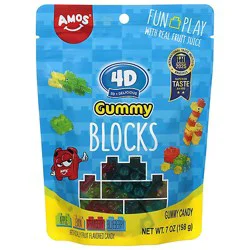 4d Gummy Blocks Sub Clipstrip - 7 Oz