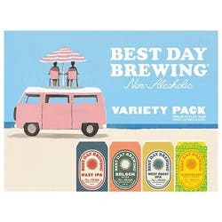 Best Day Brewing Variety Pack Beer In Cans - 12-12 Fl. Oz.