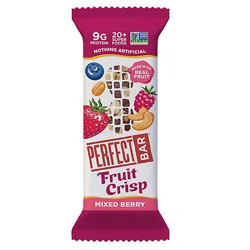 Perfect Bar Fruit Crisp Gluten-Free Mixed Berry Nut Butter Kosher Protein Bar - 1.94 Oz