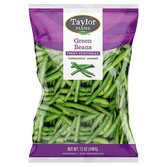 slide 1 of 1, Taylor Farms Green Beans - 12 Oz, 12 oz