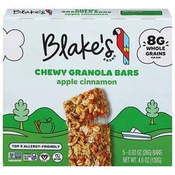 Blakes Seed Based Bars Chewy Apple Cinnamon 5ct - 4.6 Oz