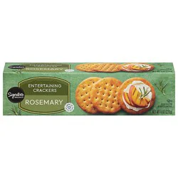 Signature Select Crackers Entertaining Rosemary - 8 Oz