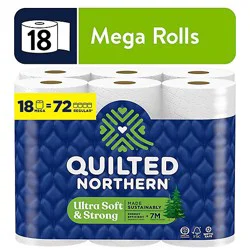 Quilted Northern Ultra Soft And Toilet Paper Mega Rolls - 18 Count