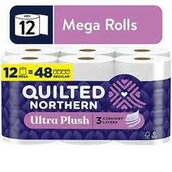 Quilted Northern Ultra Plush Toilet Paper Mega Rolls - 12 Count