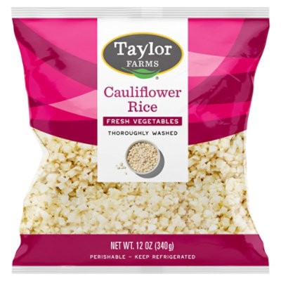 slide 1 of 1, Taylor Farms Riced Cauliflower - 12 Oz, 12 oz