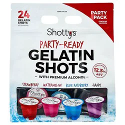 Shottys Gelatin Shot Party Pack - 24-50ml