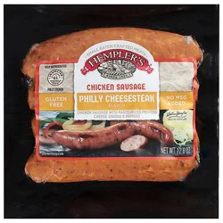 Hempler's Philly Cheese Steak Smoked Sausage 5ct, 12.8 Oz - 12.8 Oz
