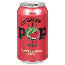 Culture Pop Soda Probiotic Watermelon - 12 Fz