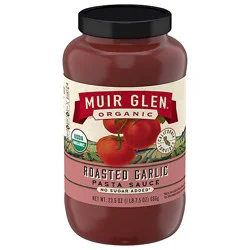 Muir Glen Pasta Sauce Roasted Garlic - 23.5 Oz