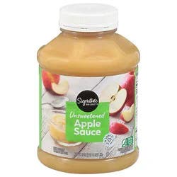 Signature Select Apple Sauce Unsweetened 46 Oz - 46 Oz