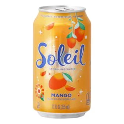 Soleil Sparkling Water Mango - 12 Fl. Oz.