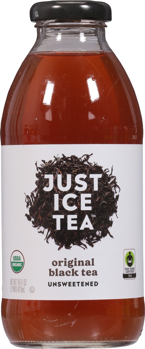 slide 7 of 12, Just Ice Tea Original Black - 16 Oz, 16 fl oz