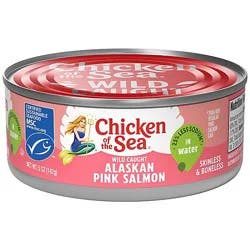 Chicken Of The Sea 25% Less Sodium Wild Caught Alaskan Pink Salmon - 5 Oz