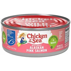 Chicken Of The Sea 25% Less Sodium Wild Caught Alaskan Pink Salmon - 5 Oz