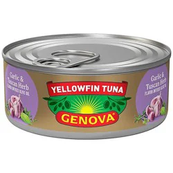 Genova Premium Yellowfin Tuna In Garlic And Tuscan Herb Infused Olive Oil - 5 Oz