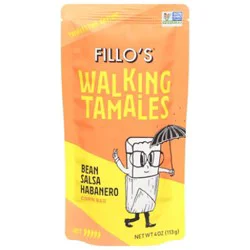 Fillos Bean Salsa Habanero Tamale - 4 Oz