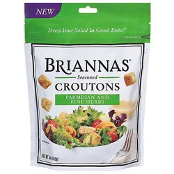 Briannas Parmesan And Fine Herbs Croutons - 5 Oz