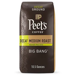 Peet's Coffee Big Bang Decaffeinated Medium Roast Ground Coffee - 10.5 Oz