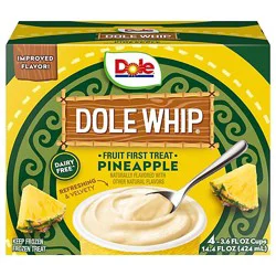 Dole Whip Pineapple Frozen Treat Cups 4-3.6fz, 14.4 Fz - 4-3.6fz