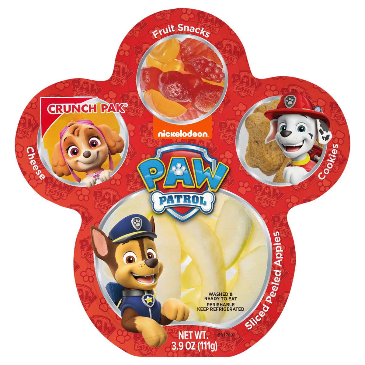 slide 11 of 11, Paw Patrol Sliced Apples Cheese Fruit Snack And Cookies - 3.9 Oz, 3.9 oz